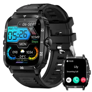 Smart Watch with Wireless Calling & Multiple Sports Modes, Call & Message Alerts, Compatible with iOS & Android, Unisex Design, Smartwatch with Calls
