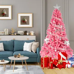 6FT Pink Christmas Tree - Winter Deal 2023 Ornaments Decor