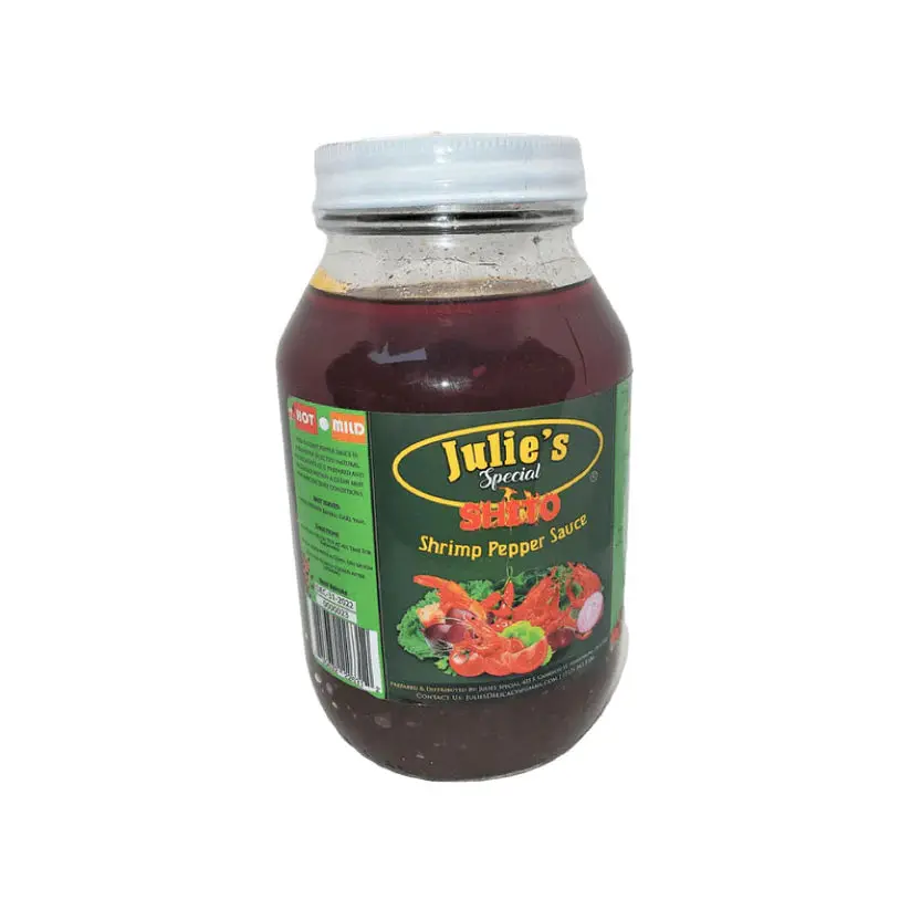 Julies Traditional Shitto Hot Sauce, 8oz - Natural Flavor Dip & Marinade for Cooking Essentials