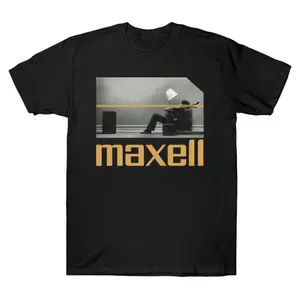 Oversized vintage maxell blown away Graphic T-Shirt Streetwear Holiday Wear y2k cotton fashion Streetwear Lover Gift Top Trending