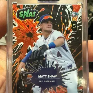 2024 Wild Card Splat Matt Shaw PRC 2/6 R/C Chicago Cubs