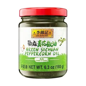 LEE KUM KEE Spicy Sichuan Pepper Oil 180g - Rich Flavor & Long-lasting Aroma for Authentic Chinese Cuisine