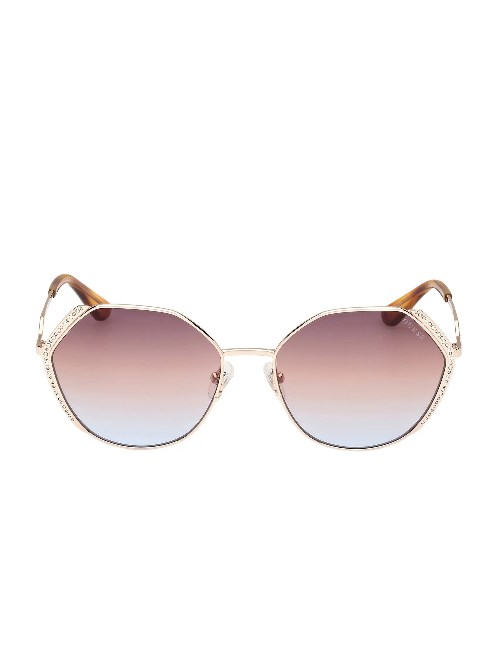 GUESS Female Geometric Stone Sunglasses GUESS Female Geometric Stone Sunglasses