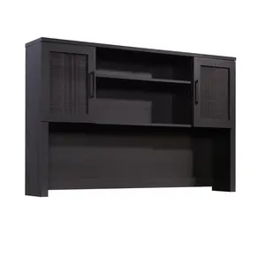 Sauder Tiffin Line 2 Door Hutch Modern Office Storage with Adjustable Shelves & Cable Management