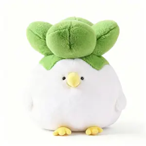 7.8'' Cartoon Chick Cute Plush Plush Toys，Soft Cat Pillow Plushies，Cat Stuffed Animals Kawaii Plush Toys Home Decoration for Boys and Girls Toddlers Birthday Gifts