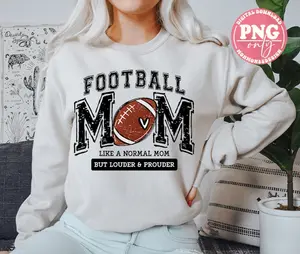 Football Mom shirt, Varsity, Distressed, Football mama, Loud and Proud Football Mom