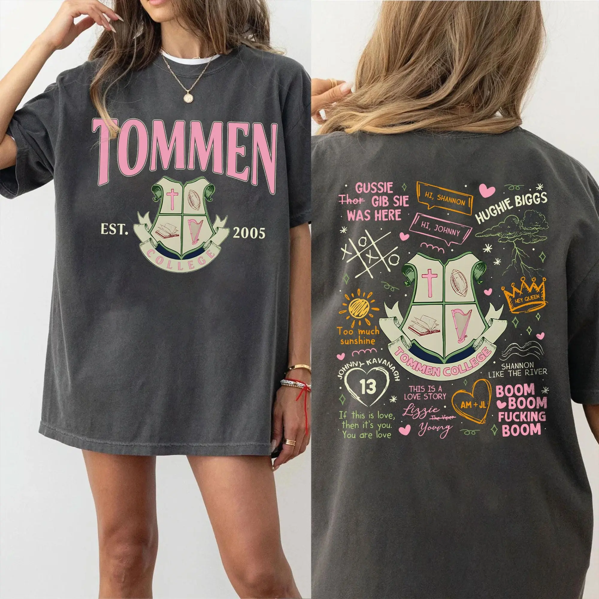 Comfort Colors® Boys Of Tommen Two Sided Shirt For Fan Tommen College T Shirt Kavanagh 13 Tee Gift For Book Lover
