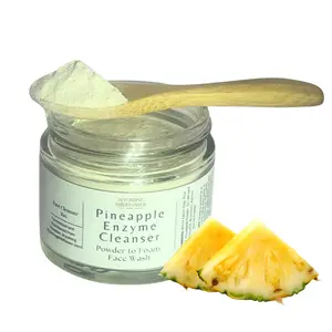 Pineapple Enzyme Cleansing Powder | Unclogs Pores | Gentle Cleanser | Exfoliating Cleanser | Acne | Detoxify | Dissolves Excess Oil Skincare