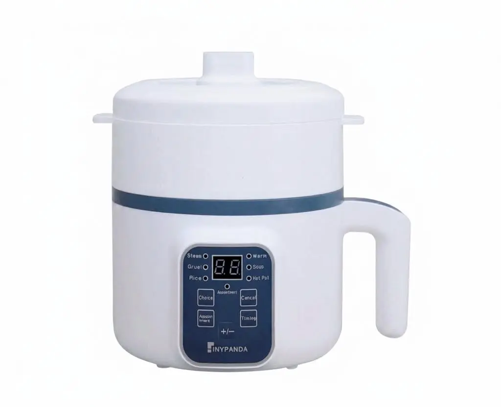 1.7L Smart Electric Thermo Pot - Non-Stick, Preset Timer, Portable Multifunction Household Appliance for Camping Ramen, Soup (220V)