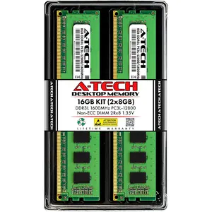 16GB (2x8GB) DDR3/DDR3L 1600MHz PC3L-12800 (PC3-12800) CL11 DIMM 2Rx8 1.35V 240-Pin Non-ECC UDIMM Desktop RAM Memory Modules