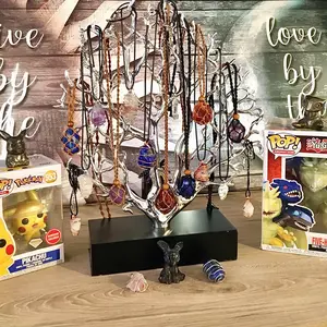 Crystal Wire Wrapped Necklaces & Pendants!