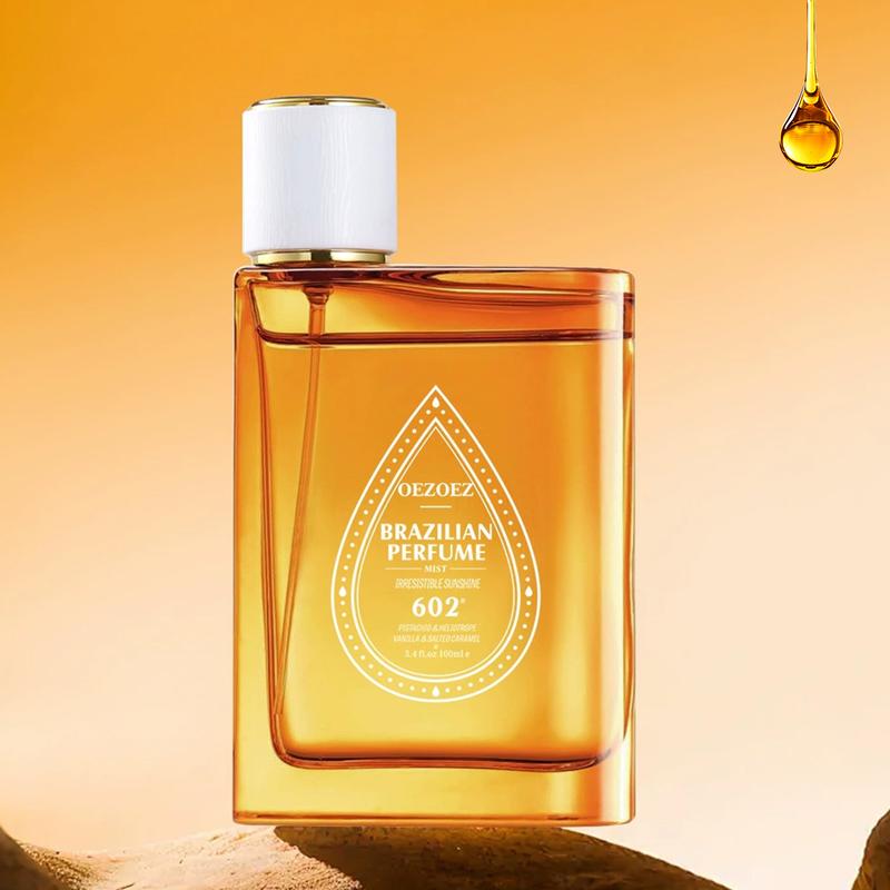 OEZOEZ BRAZILIAN EAU DE PARFUM Perfume – Hair Perfume for Women with Vanilla, PISTACHIO & ALMOND HELIOTROPE & JASMINE VANILLA & SALTED CARAMEL 100ml (3.4 fl oz)