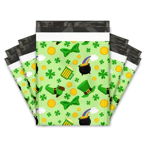 10x13 Lucky Shamrock Poly Mailers – Shipping Bags for Small Business