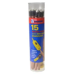 CH Hanson 02010 Pro Sharp 15 Round Pencils- 15 Pack