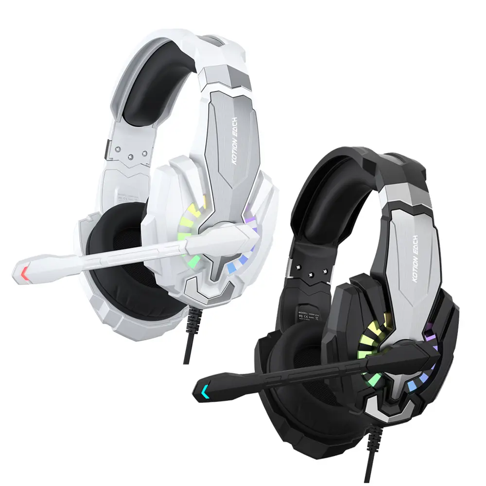 G9000p Gaming Surround Sound Headset with 40mm Bass Drivers & LED Light, Gaming Headsets, Gaming Headphones, Compatible with Ps4/ps5/xbox/switch/PC, High-Quality Audio Experience, Computer Headset, Headset for pc
