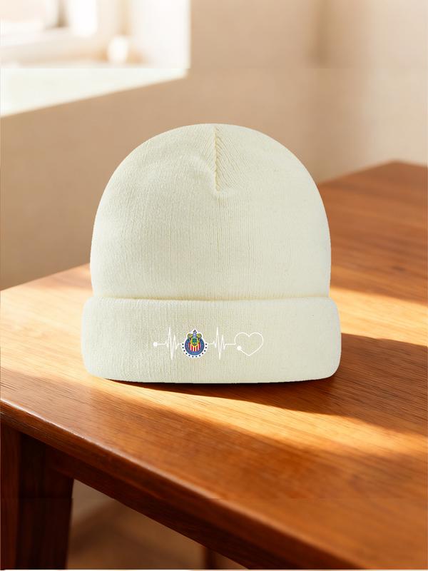 Chivas de Guadalajara Mexican Soccer Team I Heart 2026 new model Multi Color Soft Fabric Winter Cap Warm Cozy Unisex Knit Hat with Universal Fit, Versatile Headwear for All Genders & Cold Weather Graphic Hat