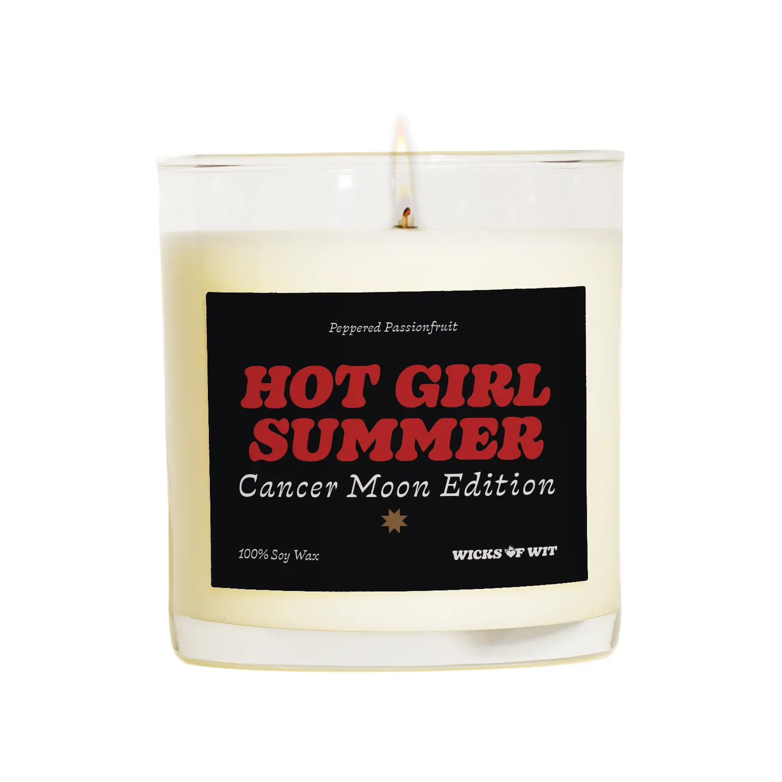 Hot Girl Summer Cancer Moon Edition Single-Wick Container Candle - Home Decoration, Room Decorations Accent, Home Supplies Item, One Candle