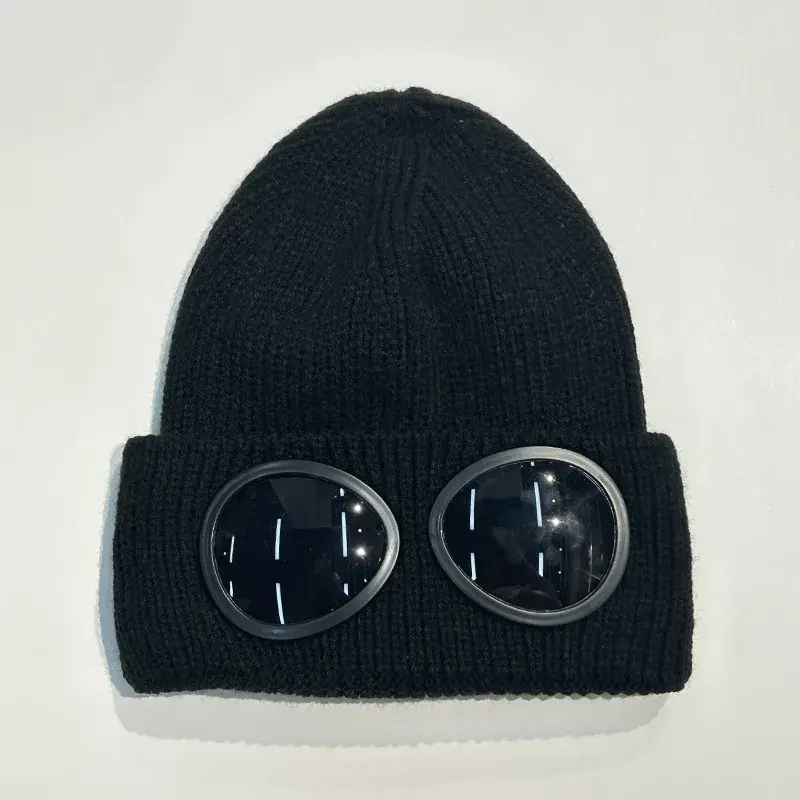 1PC Winter Warm Knitted Beanie Hat for Women Men Winter Windproof Skull Caps with Glasses Outdoor Ear Protection Cold Cap Garros MAZIAO