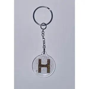 H - Gold Keychain
