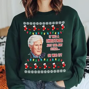 True Crime Ugly Christmas Sweater Party Sweatshirt, Keith Morrison Ugly Christmas Sweater, True Crime Christmas Crewneck, True Crime Sweater