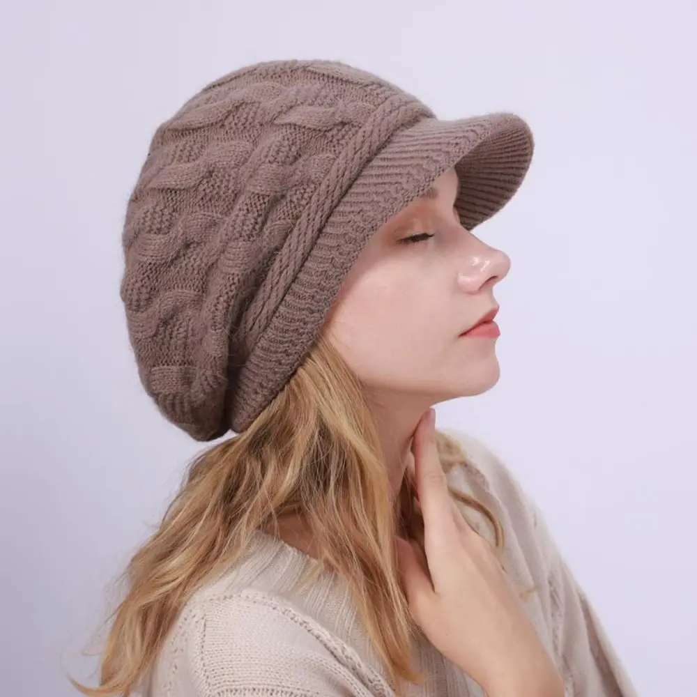Women's Wool Beret, Elegant French Style Fleece-Lined Winter Hat, Thermal, Lightweight, and Fitted for Holiday Wear, Beanie Fitted, French Beret, Stretch Fit