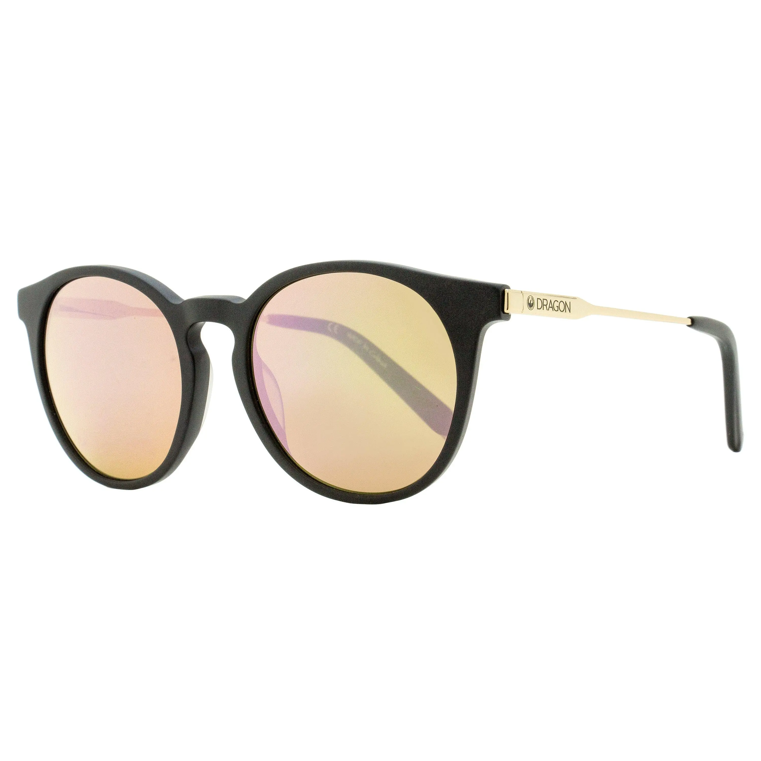 Dragon Hype LL Ion Sunglasses DR520S 008 Matte Black/Gold 51mm