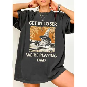 Get in loser we're playing D&D Shirt, D and D group Tee, Dungeon Master t-shit, Dunge0ns and Drag0ns T-shirt, Gift for DM Game Master,shop