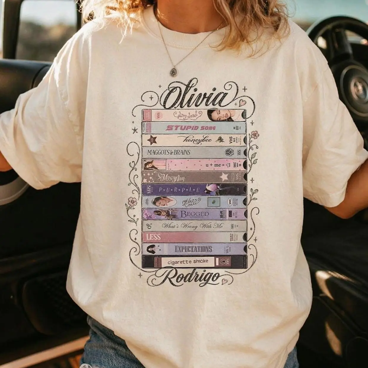 Purple Pop Era Album Stack Inspired T-Shirt, Hoodie and Crewneck Sweatshirt, Vintage Music Collage Graphic Top, Garment-Dyed Concert Fan Gift