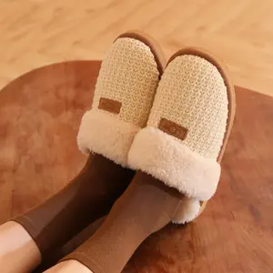 OOW Global Women's Cozy House Slippers Memory Foam Soft Warm Fuzzy Slippers Women Home Womens Slipper Shoes for Indoor