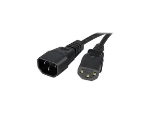 StarTech.com Model PXT1002 2 ft Standard Computer Power Cord Extension,C14 to C13