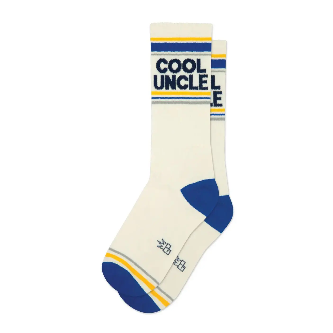 Cool Uncle Gym Crew Socks by Gumball Poodle