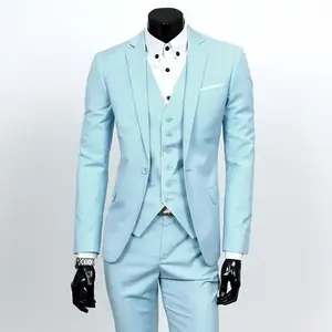 Men's Suit Suit One Button Work Suit Slim Fit Suit Pants Men's Two-piece Suit