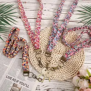 for hair loops, suitable for teachers, nurses, and office workers. Elastic ID card , can hold ID cards and keys. Cute neck , neck keychain. sunflower outdoorfun