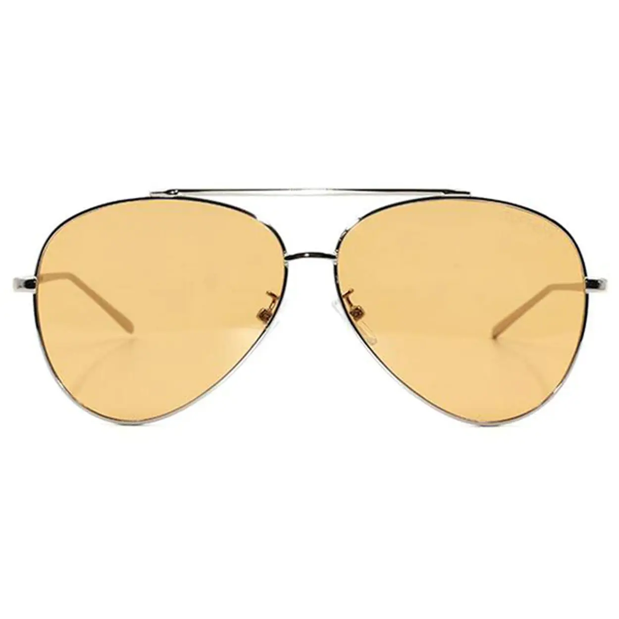 Amelia - Yellow - Round Aviators Sunglasses - Certified Shatter-Resistant Lenses - UV400 - For Women & Men