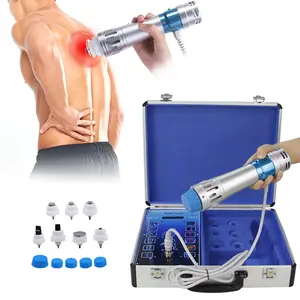 Shockwave Therapy Machine Portable full whole Body Muscle Relaxation Machine, Shockwave Deep Muscle Massager for Pain Relief Muscle Relax Tired Muscle Relaxer Massager with Head