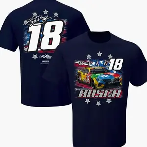Comfort Colors Kyle Busch #18 Racing Team 2022 Casual Classic Cotton Fabric Graphic T-shirt - Unisex Menswear Top, Ideal Streetwear Gift