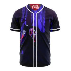 Ghostface Baseball Jersey, Scream Baseball Jersey, Halloween Baseball Jersey, Anime Baseball Jersey