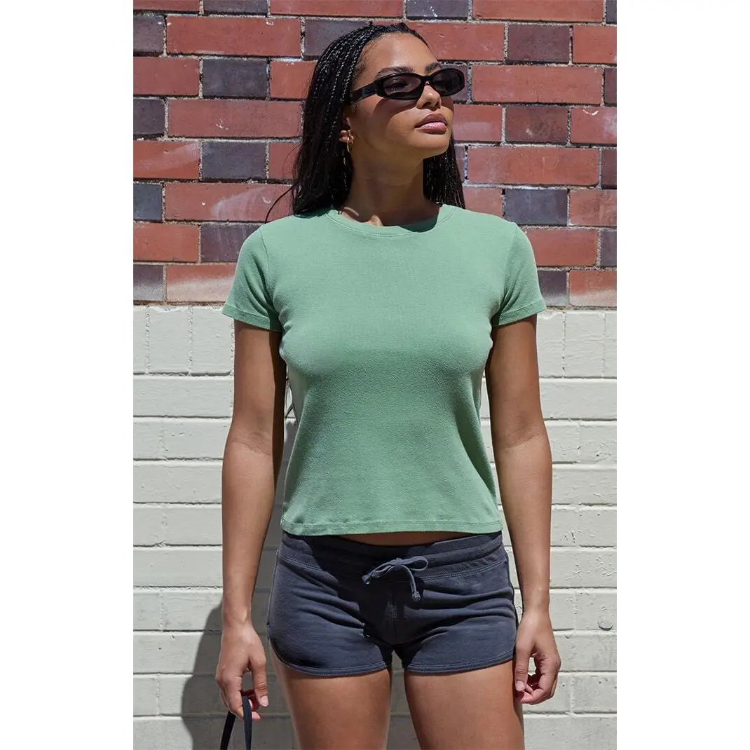 John Galt Women's Green Loreen Short Sleeve Top