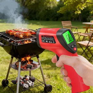 High Precision Mini Kitchen Thermometer - Non-Contact, far Infrared Range -58f to +932°f, lnstant Read LCD Display, ldeal for Cooking, Baking & Wine Making, Meat Thermometer, Thermometer for Cooking