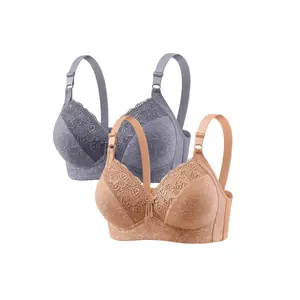 Women's lace bra, adjustable shoulder strap bra, soft, comfortable, breathable bra suitable for all seasons