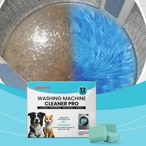 Washing Machine Cleaning Tablets, Clean Washing Machine Slots, Household Drum Pulsator Cleaner, Stain Removal & Descaling