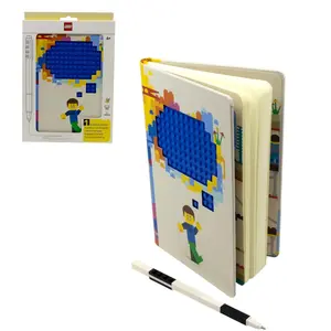 LEGO Stationery Reclaim & Recycle Dotted Notebook with Gel Pen - Thoughts (53501)