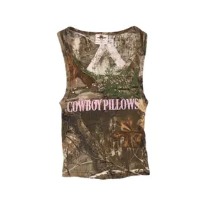 Camo PINK Cowboy Pillows Tank Top
