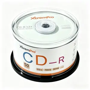 XtremPro CD-R 52x 700MB 80min 50/100 Discs High-Quality Data Storage Media, Local Stock