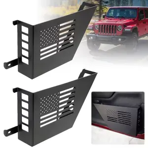 Jeep Jk Front Door Storage Box Set, Metal Organizer for Car Interior Accessories, Car Storage Organizers, Car Organization Supplies, Durable & Stylish Design, Perfect Fit for Jeep Jk Models