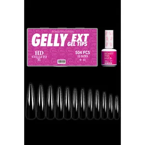 Stiletto HD XL- Gelly Tips & Gelly Base Bundle