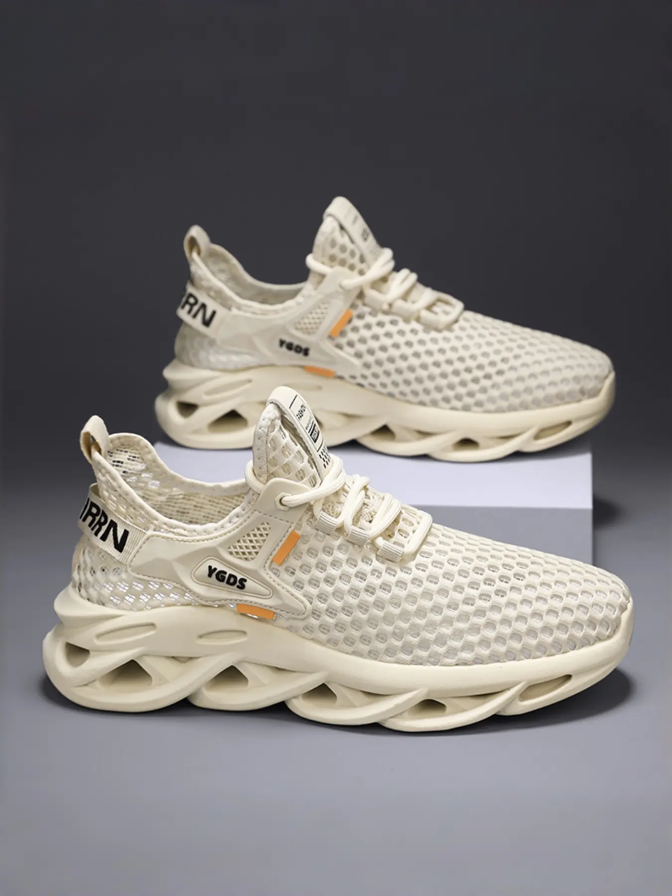 Mens Breathable Road Running Shoes Athletic Running Trainers | Lightweight Mesh Sneakers for Men | All-Day Airflow Athletic Wear