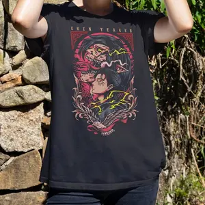 Eren Yeager Shirt, Eren Yeager Tshirt, Anime Shirt, Attack on Titan Shirt, Attack Titan Shirt, Japanese Anime Shirt, Otaku Shirt