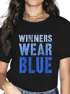 Spirit WINNERS WEAR BLUE Summer Camp Club Competition Cheer T-Shirt