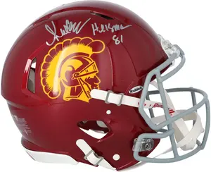 Marcus Allen USC Trojans Autographed Riddell Speed Authentic Helmet with "Heisman 81" Inscription - Fanatics Authentic Certified